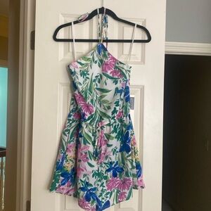 NWT size 4 floral halter romper
